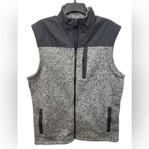 Two toned Gray full zip men’s vest